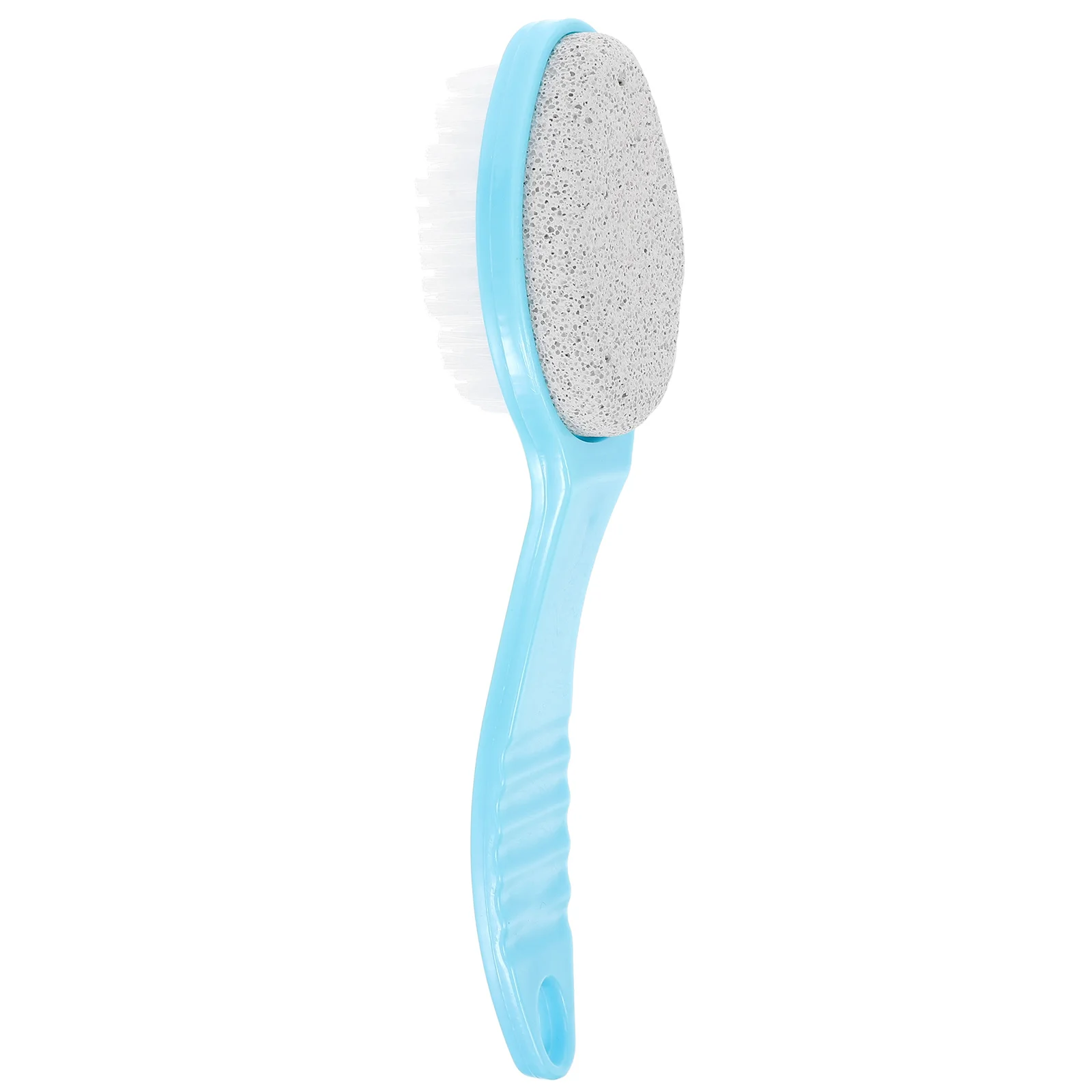 

Foot Exfoliating Brush 21*4.5Cm Random Color Pumice Massage Bristle Bath Scrubber Plastic Handle For Dead Skin Removal