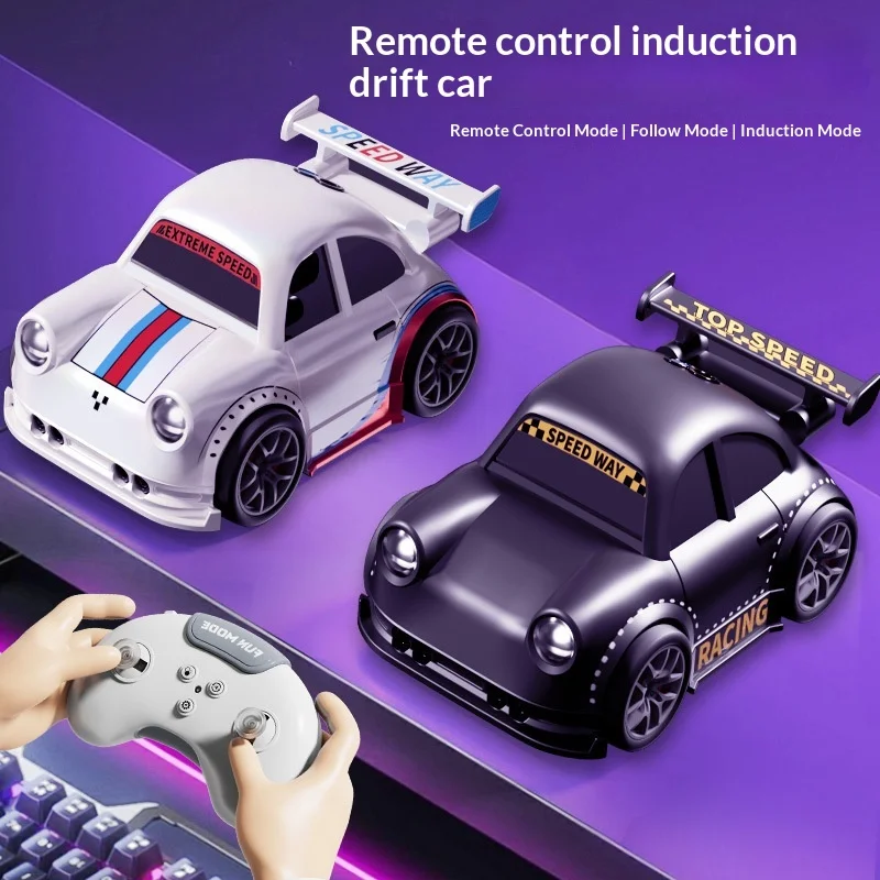 Mini Smart Sensor Follow RC Drift Auto Desktop Stress Relief Spielzeug Geschenk Fernbedienung Automobil Für Kinder Und Unterhaltung