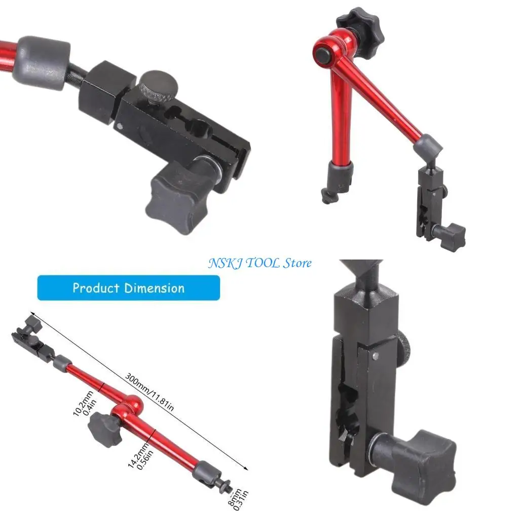 

L8RC Measuring Probes Lever Dials Holder Stand Test Flexible Arm 300mm