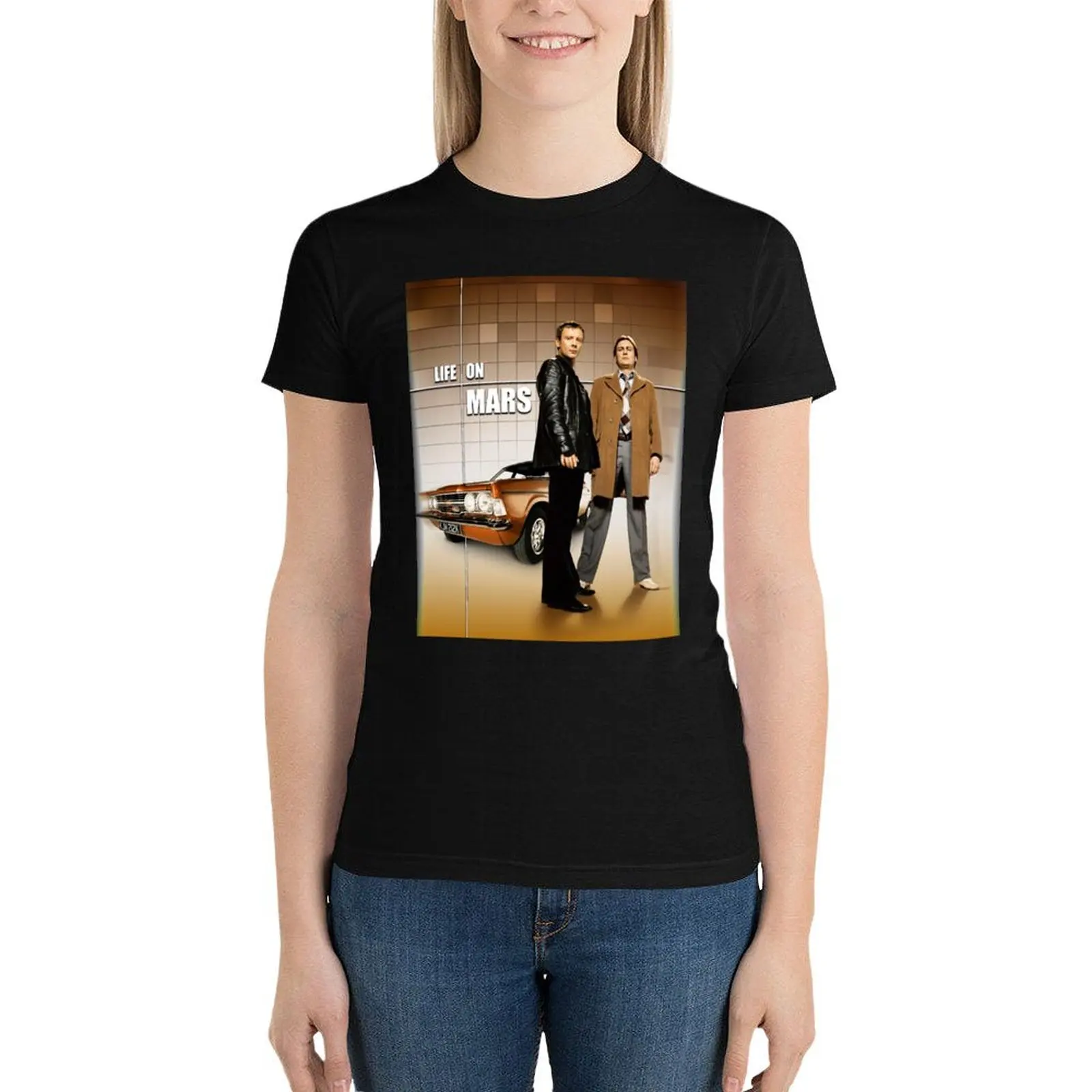 

Life on Mars T-Shirt tops summer tops designer clothes Women luxury