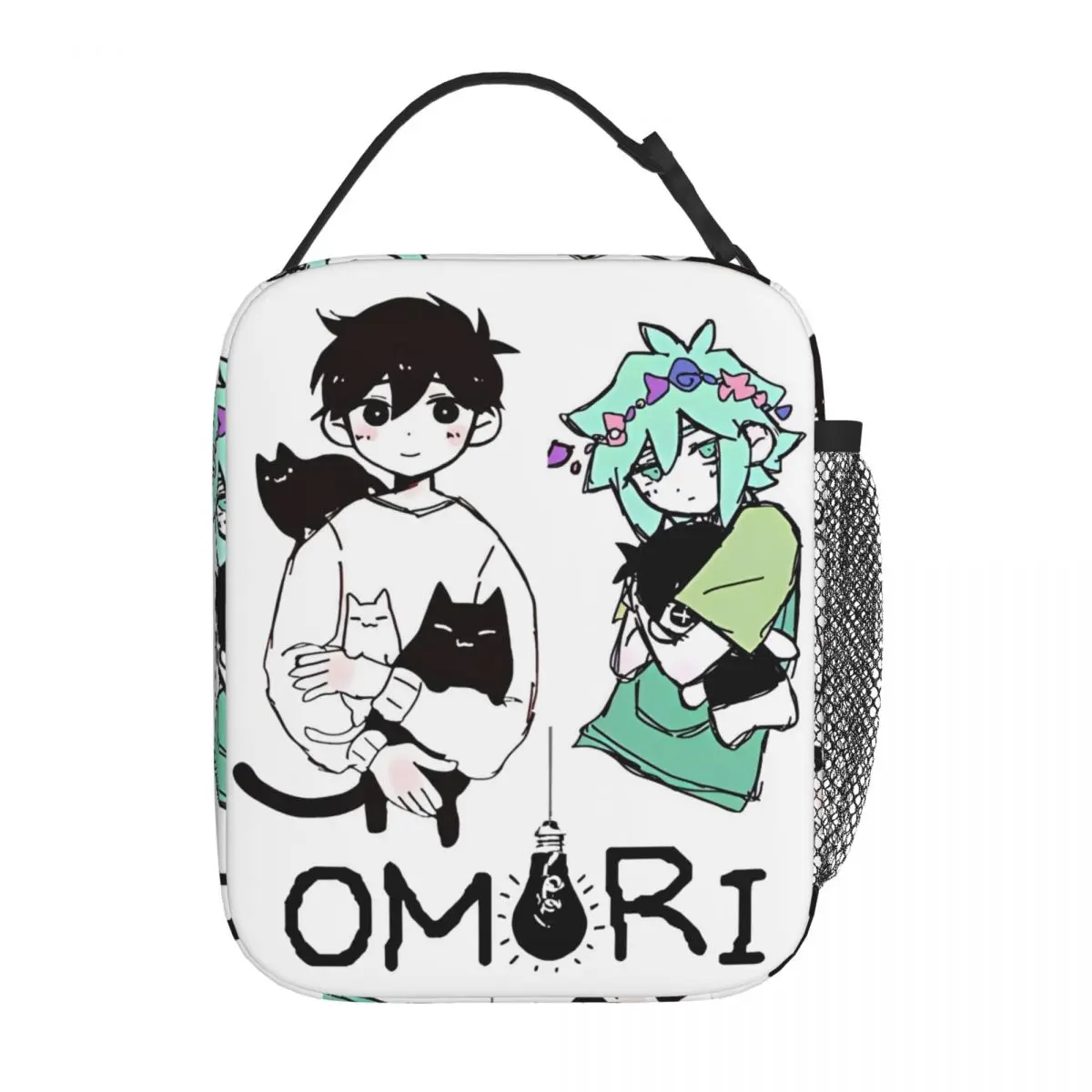 Insulated Lunch Bags Omori And Cat Cartoon Merch Lunch Container New Arrival Thermal Cooler Lunch Box For Office