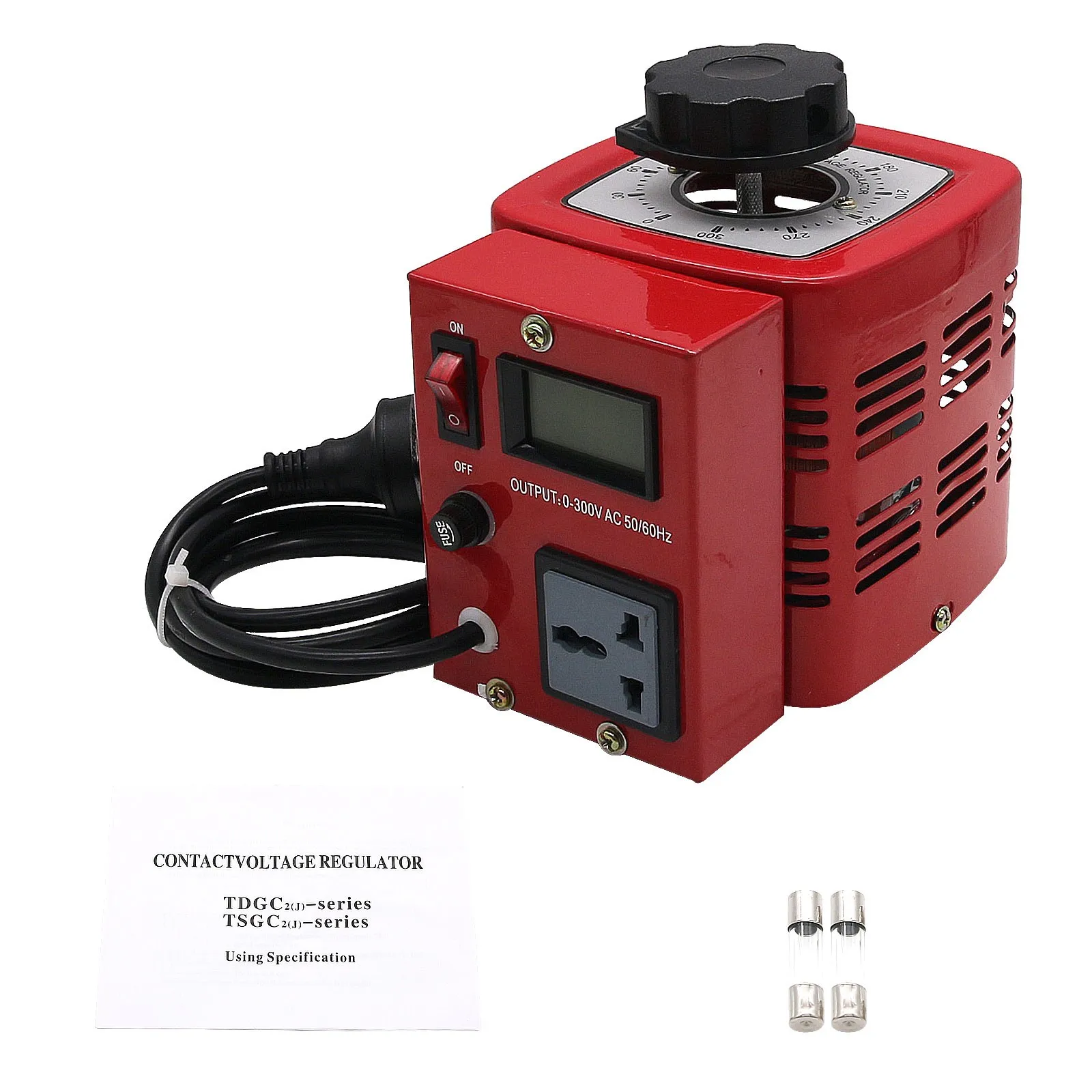 

APS-500W 0.5KW 220V Variac Autotransformer Voltage Regulator Powerstat 0-300V Output
