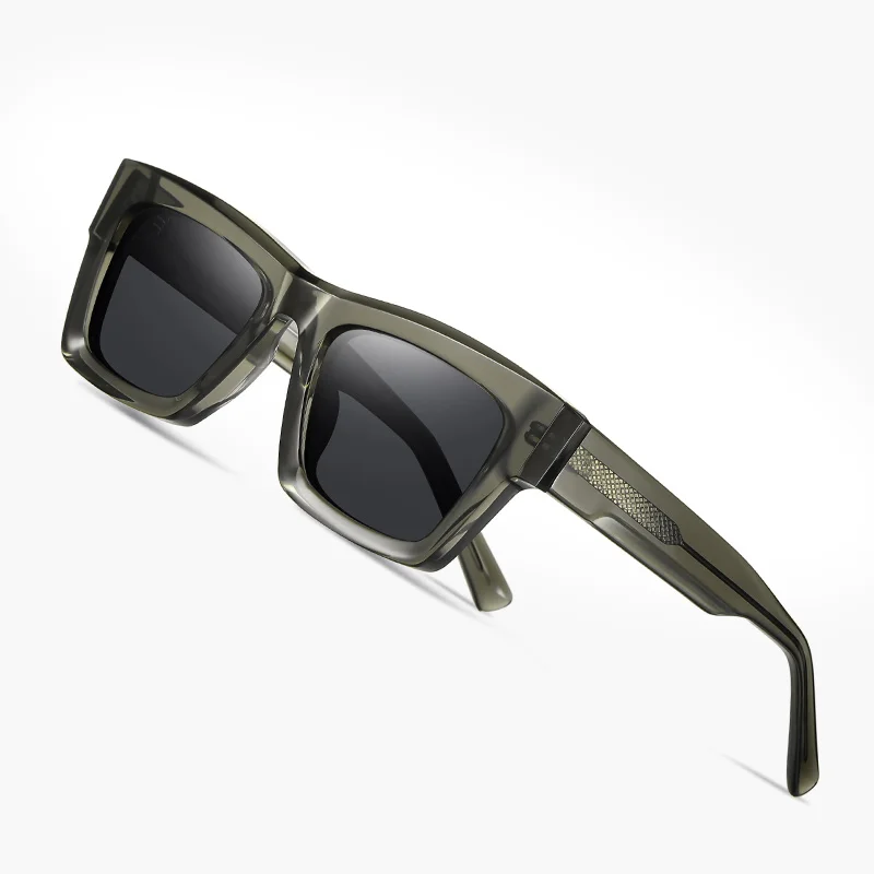

Fashion acetate sunglasses cross-border retro square frame glasses anti-ultraviolet thick plate polarized sunglasses