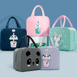 Bambini portatile isolato termico Picnic cibo Lunch Bag Box Cute Cartoon Tote Food Fresh Cooler Bags Pouch for Children Bag