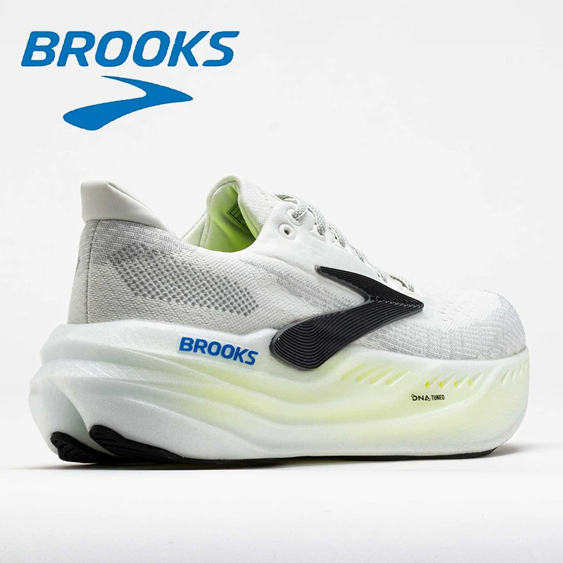 Brooks Glycerin Max Gray Men's Running Shoes Casual Breathable Wear-resistant Practical Outdoor Sports Shoes image 2