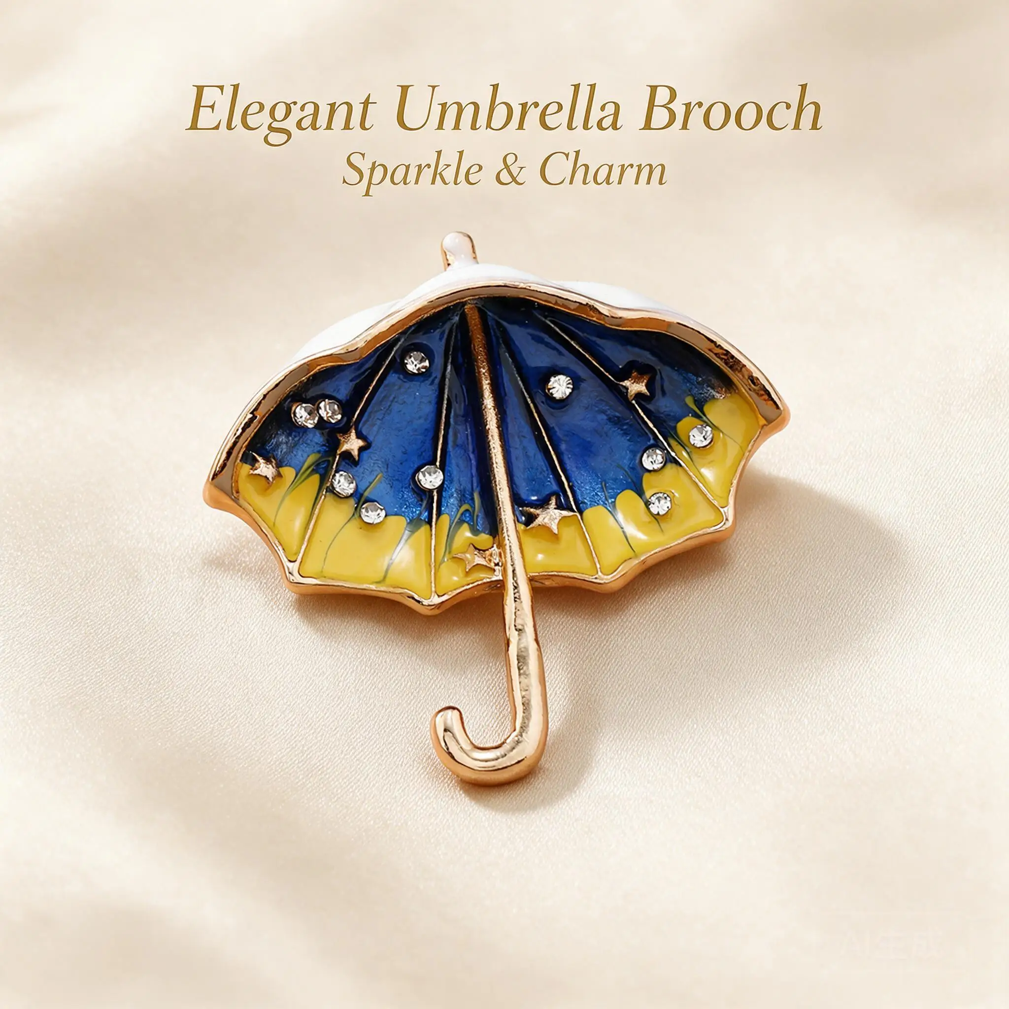 3pcs Vintage Retro Household Themed Brooch Set Camera Sewing Machine Starry Umbrella Lapel Pins For Women Fashion Bag Clothing