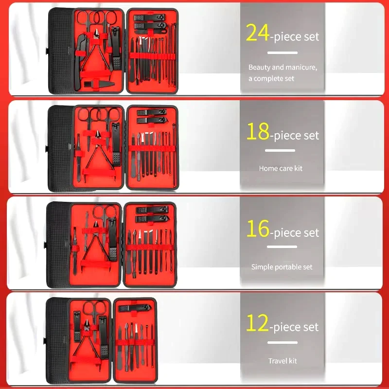 Nail Clipper Set Set Convenient Beauty Tools Nail Clipper Manicure Nail Trimmer Pedicure Knife Ear Peeling Knife Nail Manicure T