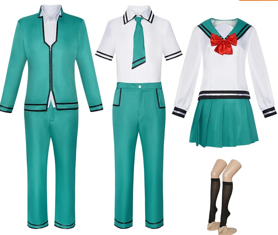 

Disasterous Life of Saiki K Costume Kiznaiver Mizuhashi Kanade CosplayYouthful and Vibrant Campus Style Couple Outfit
