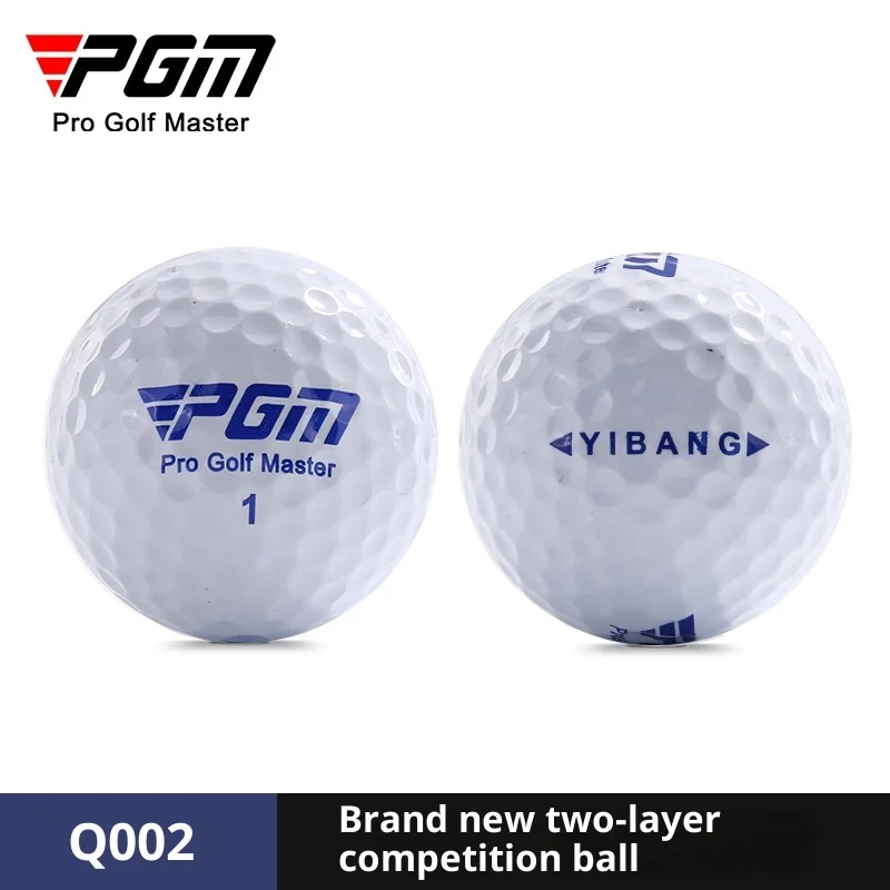 30pcs/pack PGM Q002-4 Golf Competition Ball Double Layer Practice Ball Brand New Ball Wear resistant Outdoor