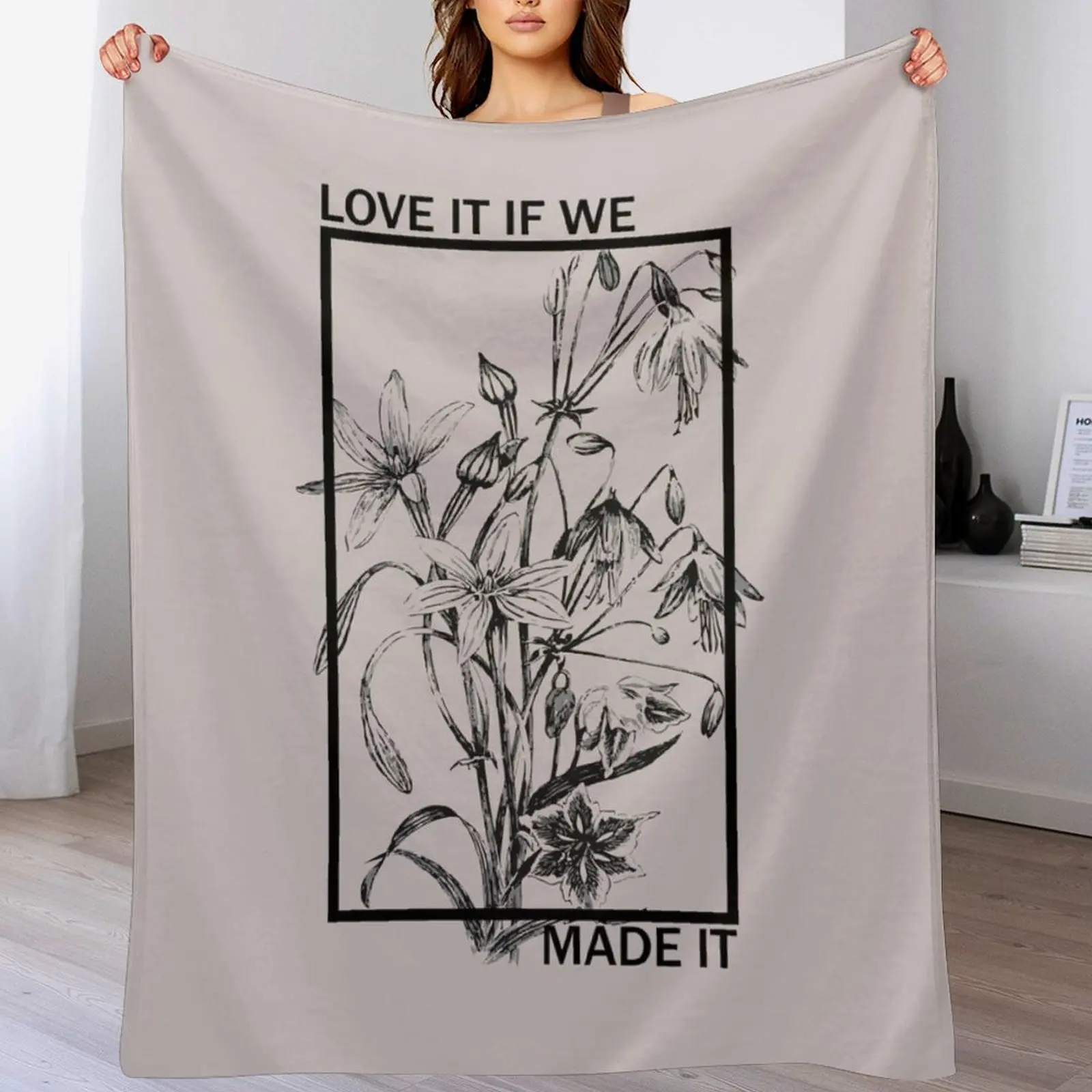 

Love it If We Made It - The 1975 Throw Blanket Luxurious Soft Fuzzy Blanket for Sofa Bed