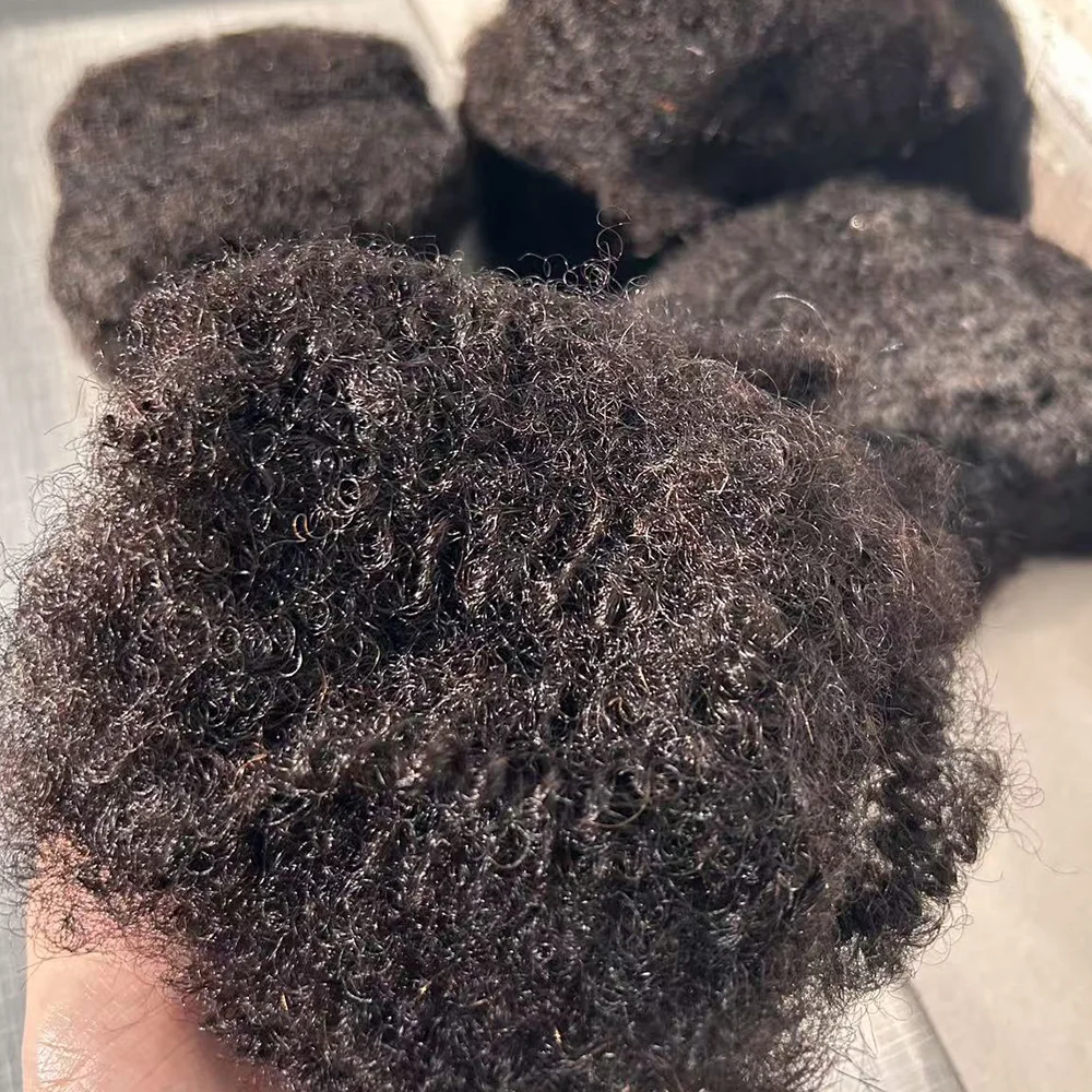 8 Zoll Remy Haar Afro Verworrene Lockige Masse 100 % Echthaar Zum Flechten DreadLocks Verlängerung 30 gr/teil Natürliche Kein Schuss Häkeln Bulks