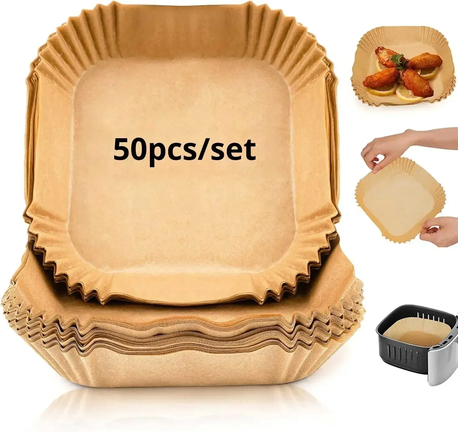 50pcs Square