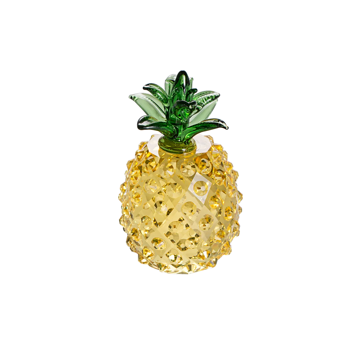 

Crystal Pineapple High Quality Glass Pineapple Vivid Collectible Ornaments 100% Hand Made for Various Usages