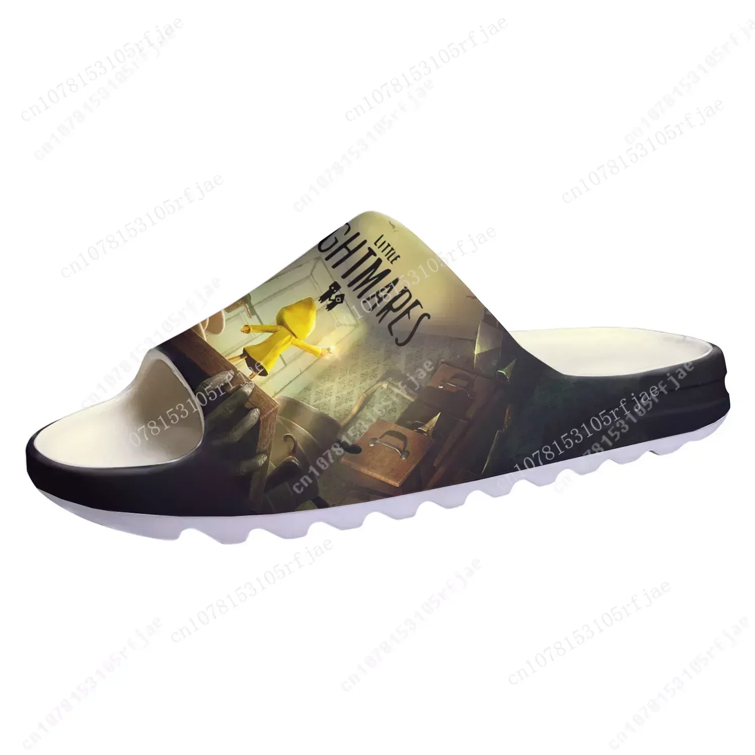 

Game Little Nightmares Cartoon Five Soft Sole Sllipers Mens Womens Teenager Home Clogs Custom Water Shoes on Shit Sandals