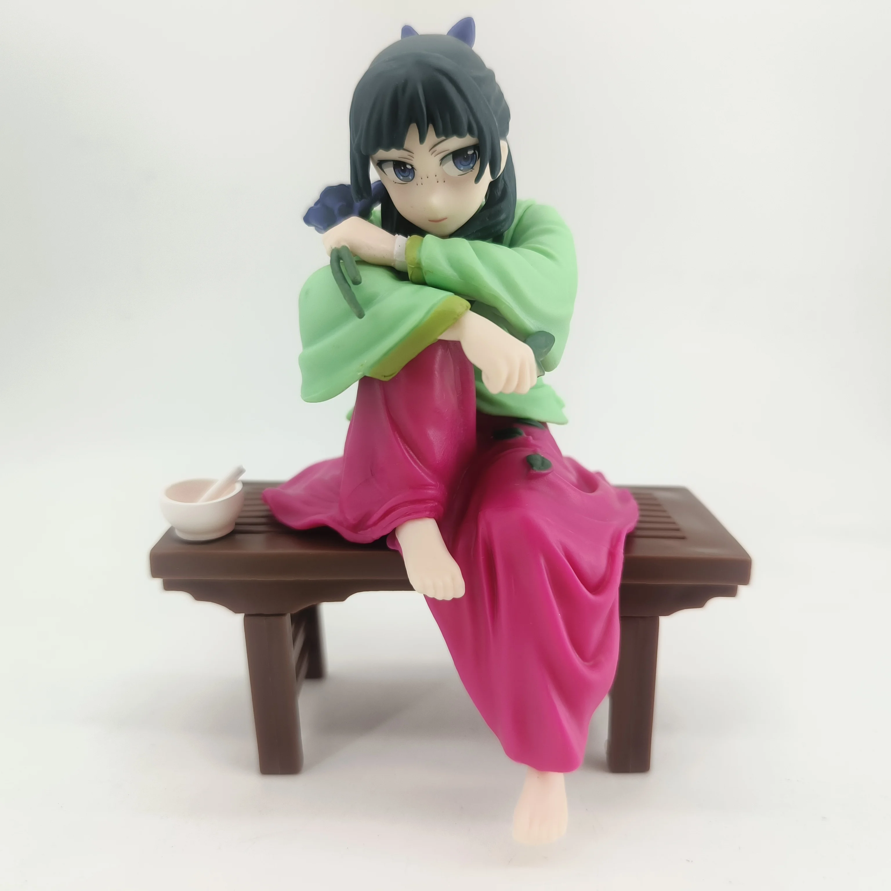 Аниме Apothecary Diaries Maomao Jinshi Фигурки ПВХ Kawaii Mao Mao Сидячие игрушки Настольный автомобиль Орнамент Модель Коллекционный подарок