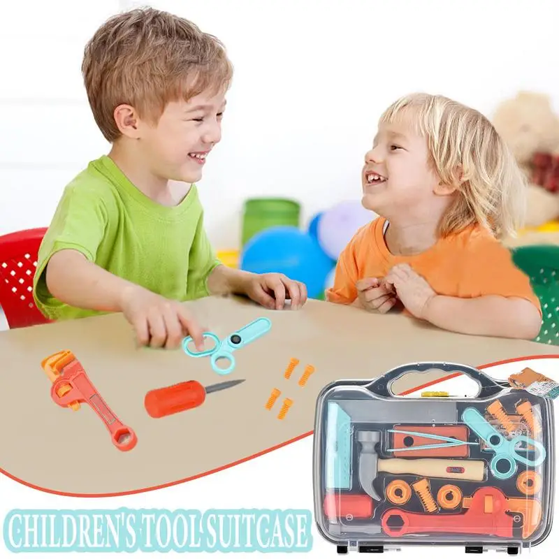 Kids Tool Set Toy Toddler Tool Toy Set For Role Play Construction Role Play Activity Tool Toys Construction Learning Toy For 3-6