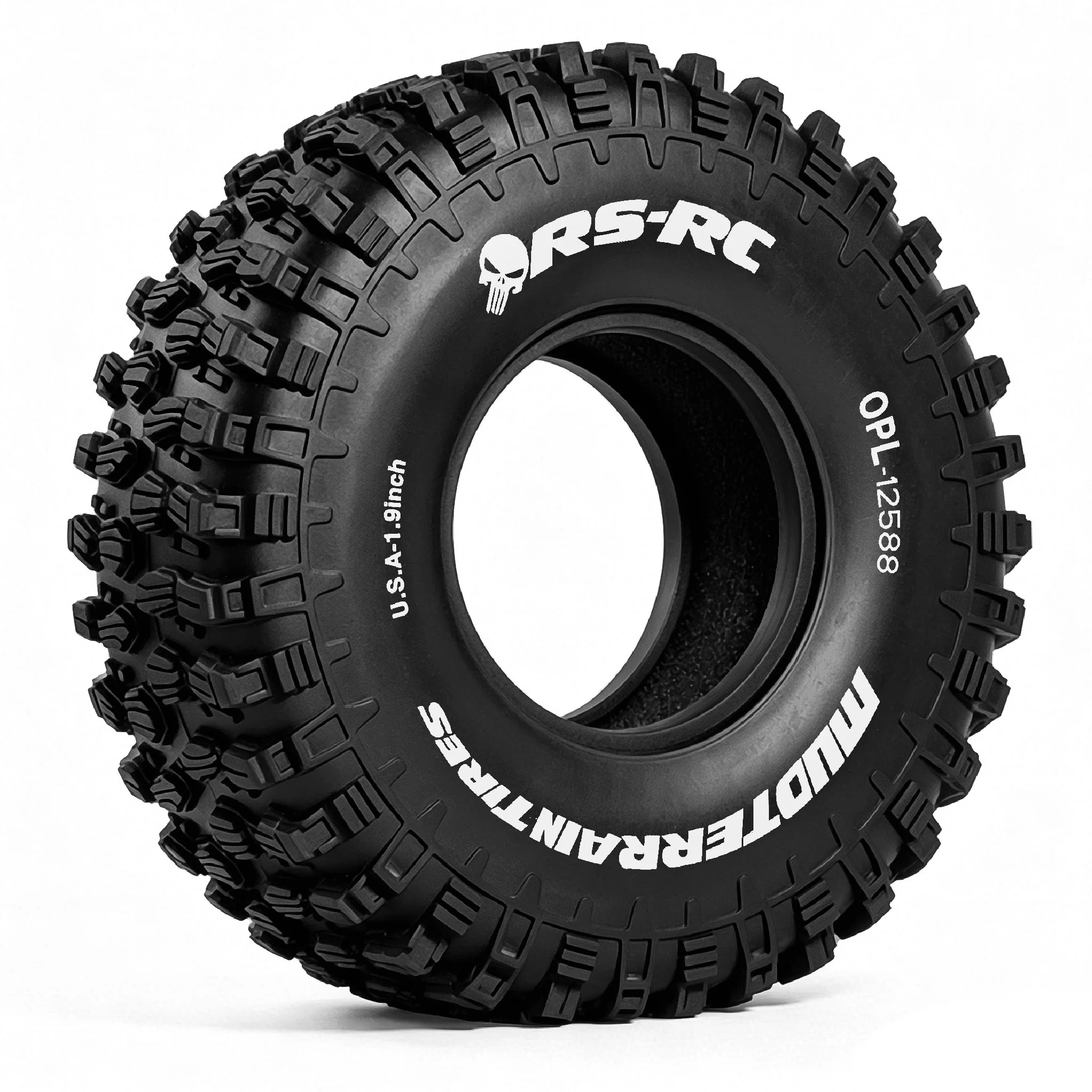 RED SPIDER 4pcs 1.9 Inch Rubber Tyres Outer Diameter 120mm for 1/10 RC Crawler Car TRX4 Axial SCX10 MST Jimny Tamiya CC01 D110 view 4