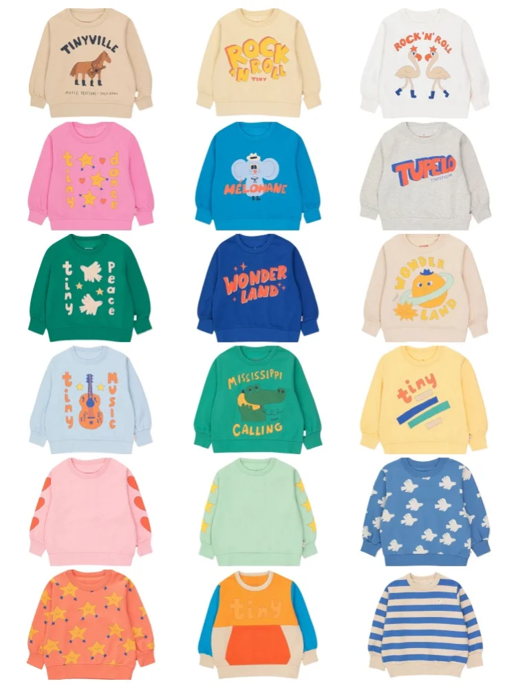 Boys Girls Sweater Children Tops Outwear Kids Casual Sweatshirt 2024 Autumn and Winter Kindergarten Baby Sports Clothes Pullover