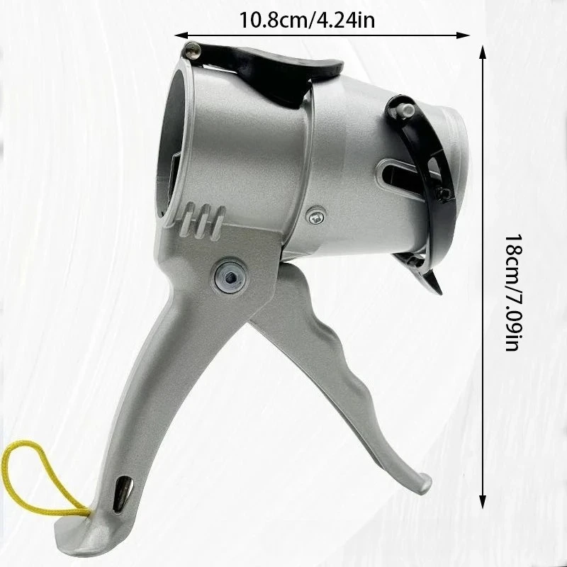 

New Aluminum Alloy Caulking Gun Drip-Free Effortless Short Portable Glue Gun