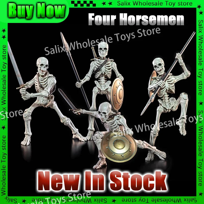 Four Horsemen Skeleton Studio Mythic Legions Outpost Zaxxius T.U.5.C.C. Amine Action Figure For Kids Gifts Toys Customized