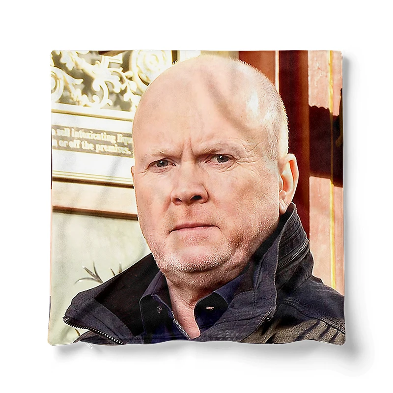 Gaslight Gatekeep Girlboss Phil Mitchell Throw Pillow Covers Cushion Cases Pillowcases for Sofa 45cm x 45cm