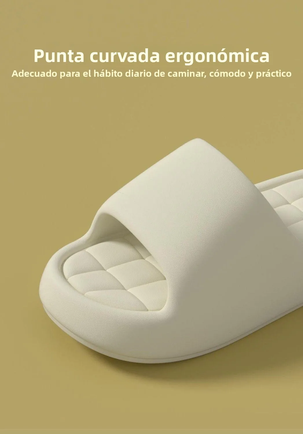 Pantuflas de Suela Gruesa Unisex, Antideslizantes para Baño, Cómodas para el Hogar, Sandalias Planas Modernas