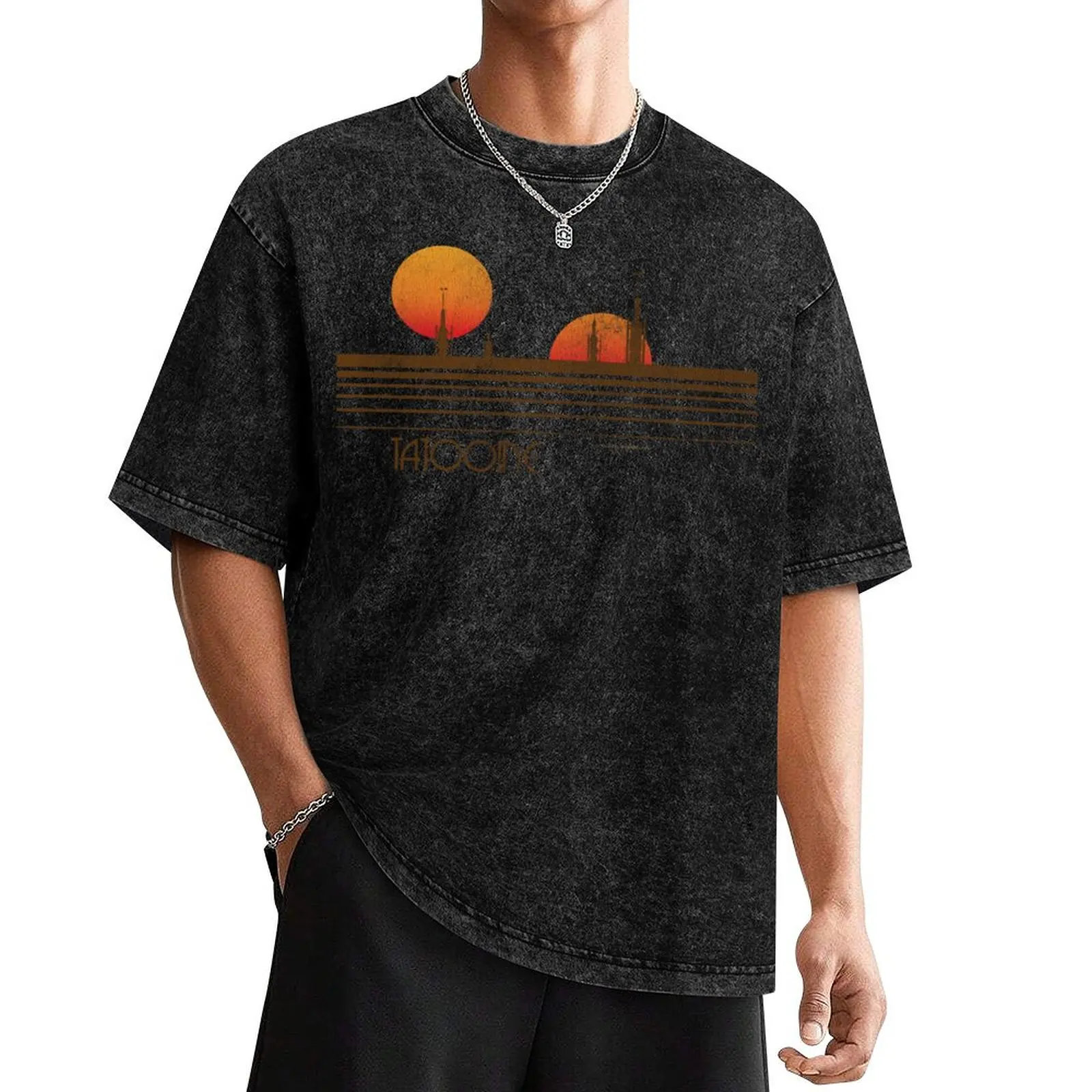 

Tatooine T-Shirt Anime t-shirt plain Men's t-shirts