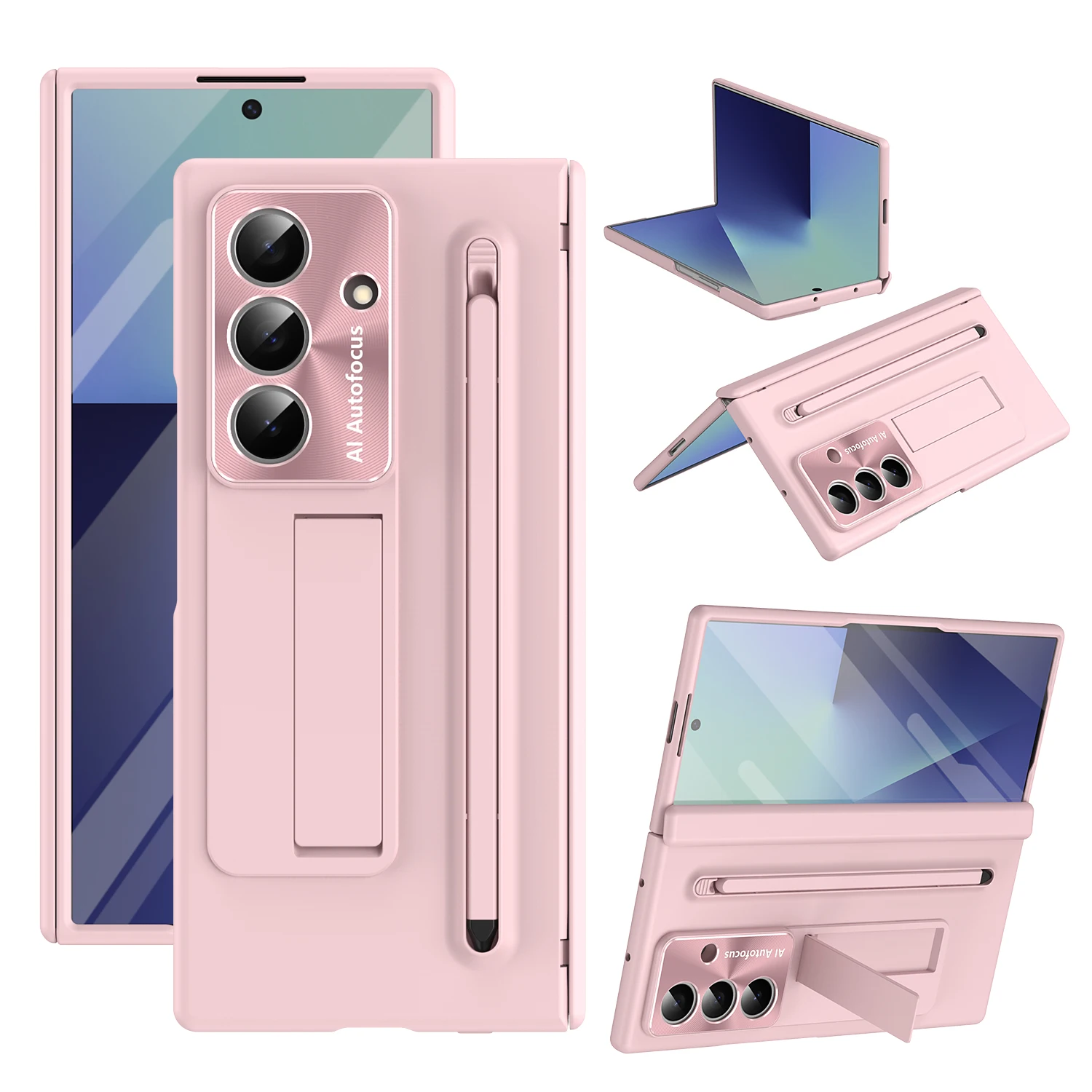 

Чехол для Xiaomi MIX Fold 3, матовый механический чехол с петлями для MIX Fold 3, чехлы с подставкой 360, защитная крышка на весь экран