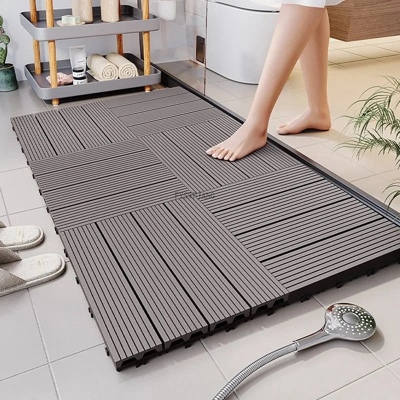 Simulated Ecological Wood Splicing Pad Moisture-proof Raised Elderly Pregnant Women Anti Fall Floor Mat