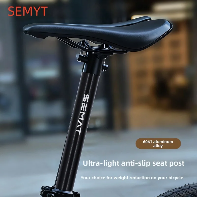 SEMYT Aluminum Alloy Extended Seatpost for Folding Bikes (33.9mm x 580mm, Adjustable) – Suitable for Dahon Modifications