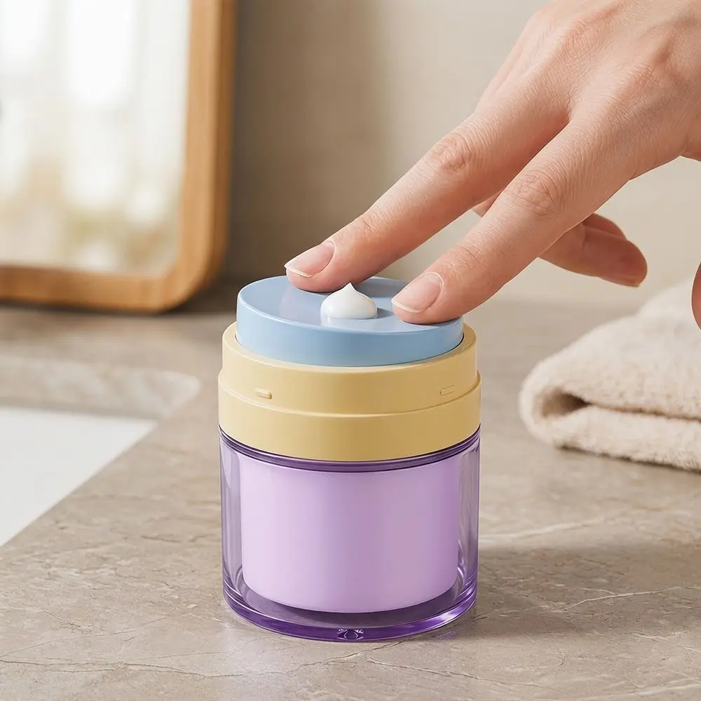 50 ml Fassungsvermögen, Airless-Pumpflasche mit Druckmechanismus, nachfüllbare Vakuum-Cremeflasche, auslaufsicher, tragbarer Behälter für Gesichtscreme, ideal für Reisen. – Detail 9