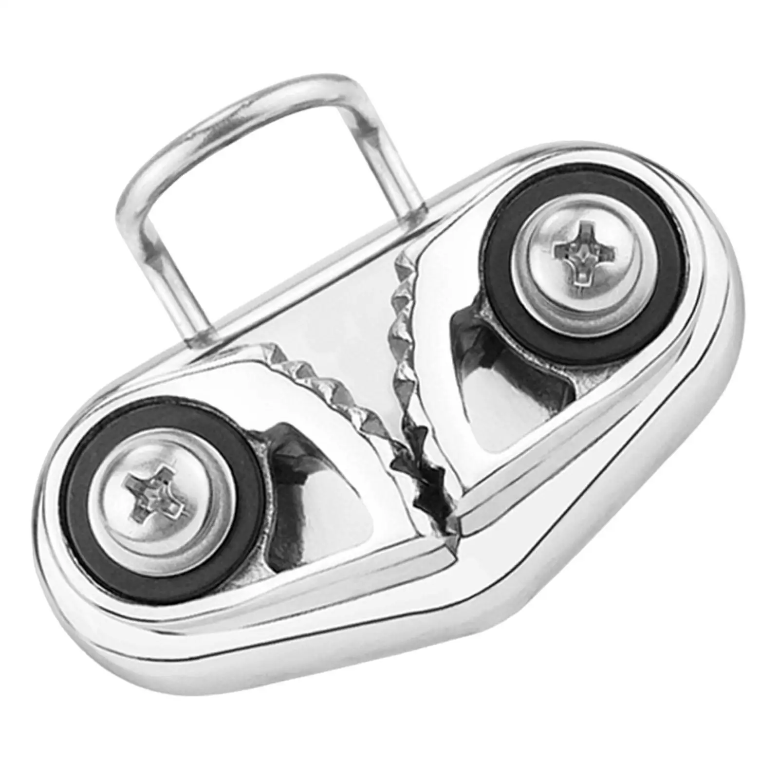 

Kayak Fairlead Cleat Clip Flared Entry Rope Grip Clamp Stainless Steel for Yachts and Marine Use