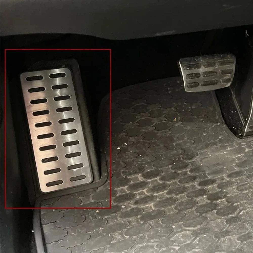Para hyundai kia todos os modelos de carro capa de pedal de carro de aço inoxidável em pedais antiderrapantes acessórios de carro