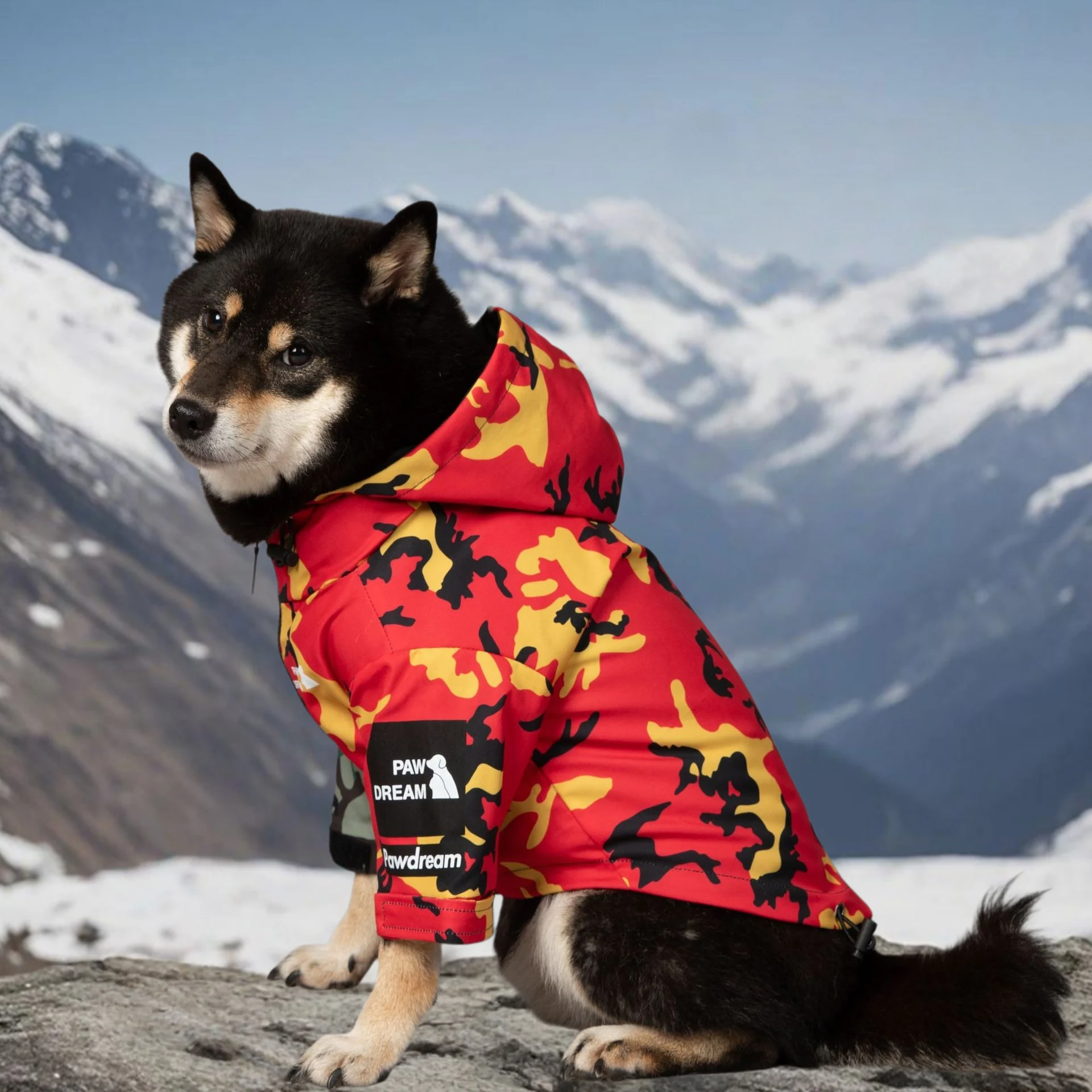 Waterproof Dog Rain Coat Jacket for Medium to Large Dogs Puppy Outdoor Pet Clothing Fashionable Fans Design S-5XL Sizes - view 5