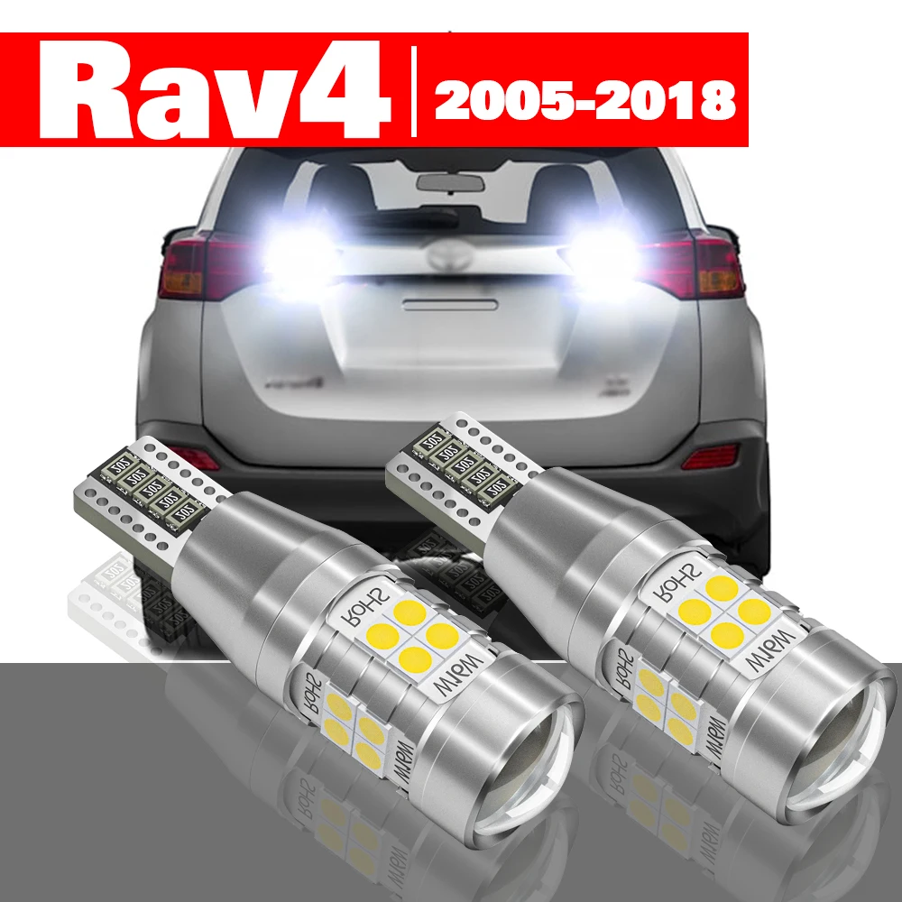 

For Toyota Rav4 2005-2018 2pcs LED Reverse Light Backup Lamp Accessories 2007 2008 2009 2010 2011 2012 2013 2014 2015 2016 2017