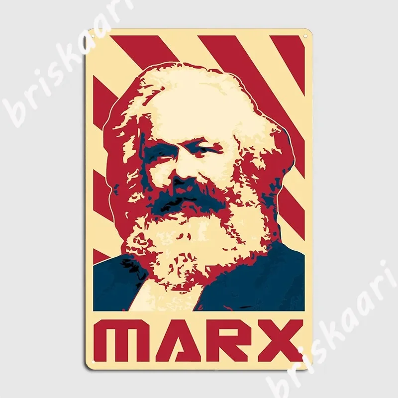 Karl Marx Ретро Пропаганда Плакат Металлическая Табличка Клубная Вечеринка Кухня Персонализированный Настенный Декор Оловянная Вывеска Плакаты