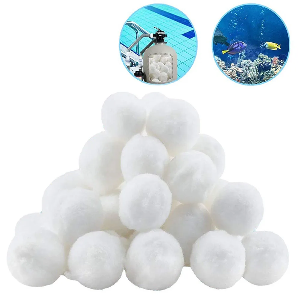 5cm Pool Filter Balls Fiber Filtration Media Swimming Pool Sand Filters Fiber Outdoor Hot Tubs Accessories Cleaning Tools