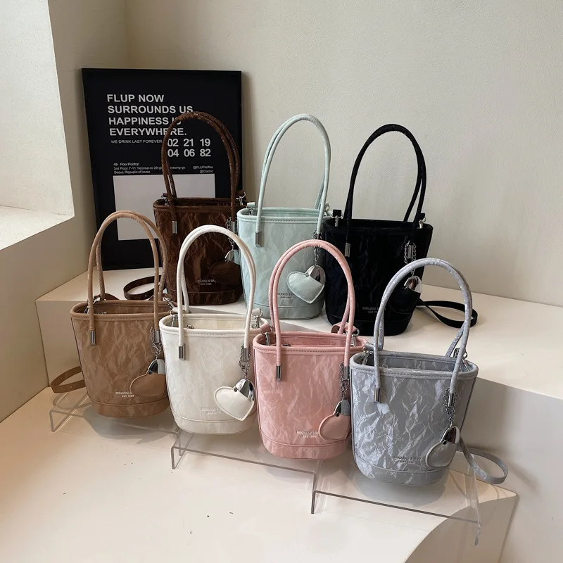 

‌2025 Spring Vintage Bucket Bag | Women's Fashion Hand Carry Purse, Unique Retro Shoulder Casual