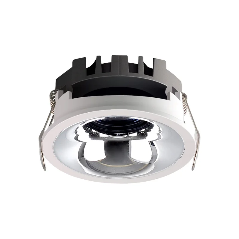 Full spectrum living room embedded downlight narrow side anti-glare household bedroom spotlight entrance aisle ceiling