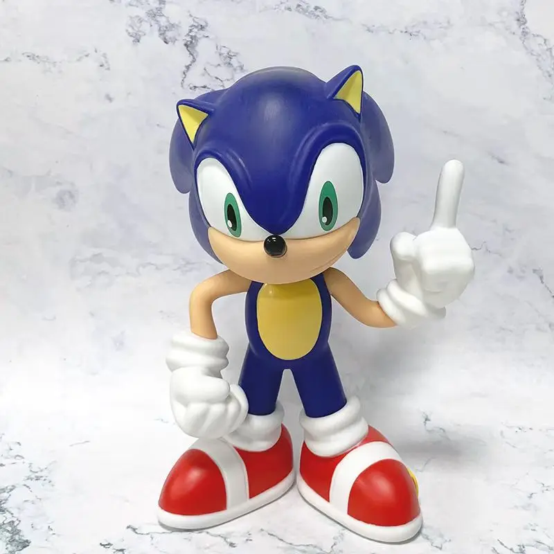 

Sonic Adventure Super Sonic Hedgehog Of Justice Action Figure Collection Ornaments Childhood Classic Game Peripheral Gifts