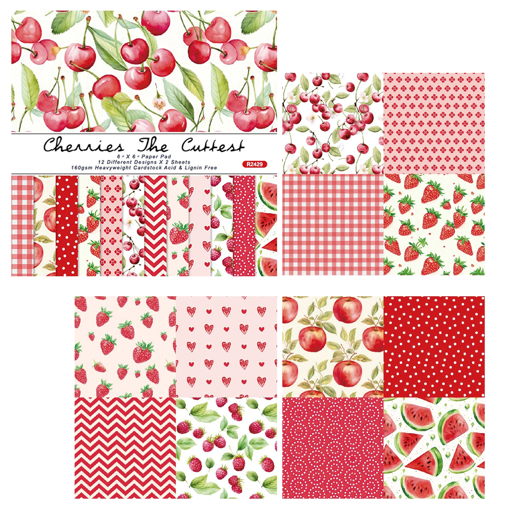Graph Paper Pad - Alinacutle Junkjournal - Paquete de Papel