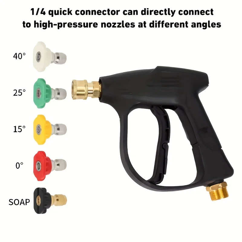 

Водяной пистолет для мойки высокого давления, разъем для шланга для чистки автомобиля для Karcher Nilfisk Parkside Bosch, насадки для быстрого подключения