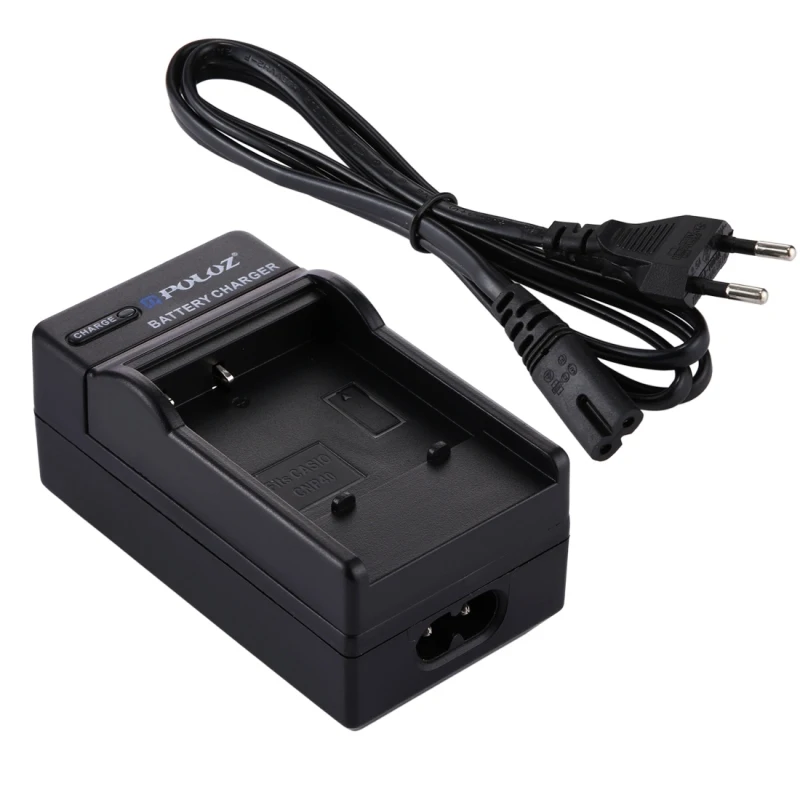 For CASIO Camera CNP40 Battery Charger with EU Plug Cable