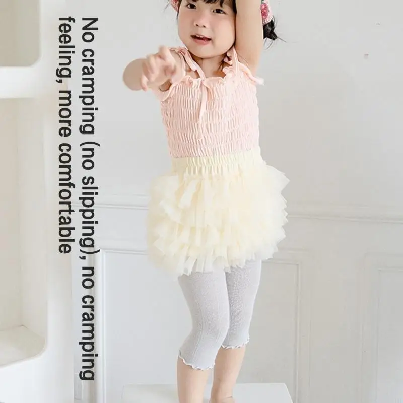 

24be для малышков для весенних эластичных колготок колготок капри растягиваемые чулки для девочек мягкие укороченные брюки