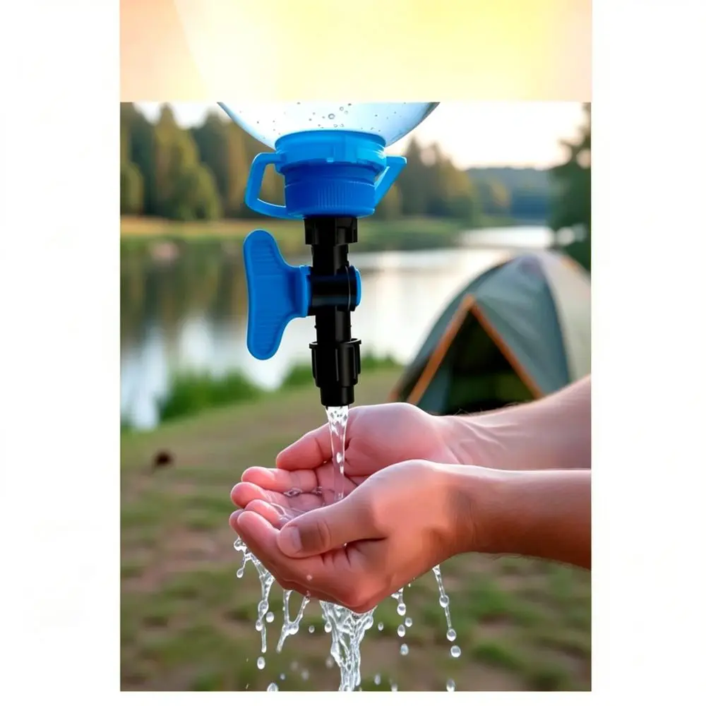 Plastic Bottle To Faucet Converter For Outdoor Activities Camping Garden Watering Supply Portable Water Dispenser Attachment