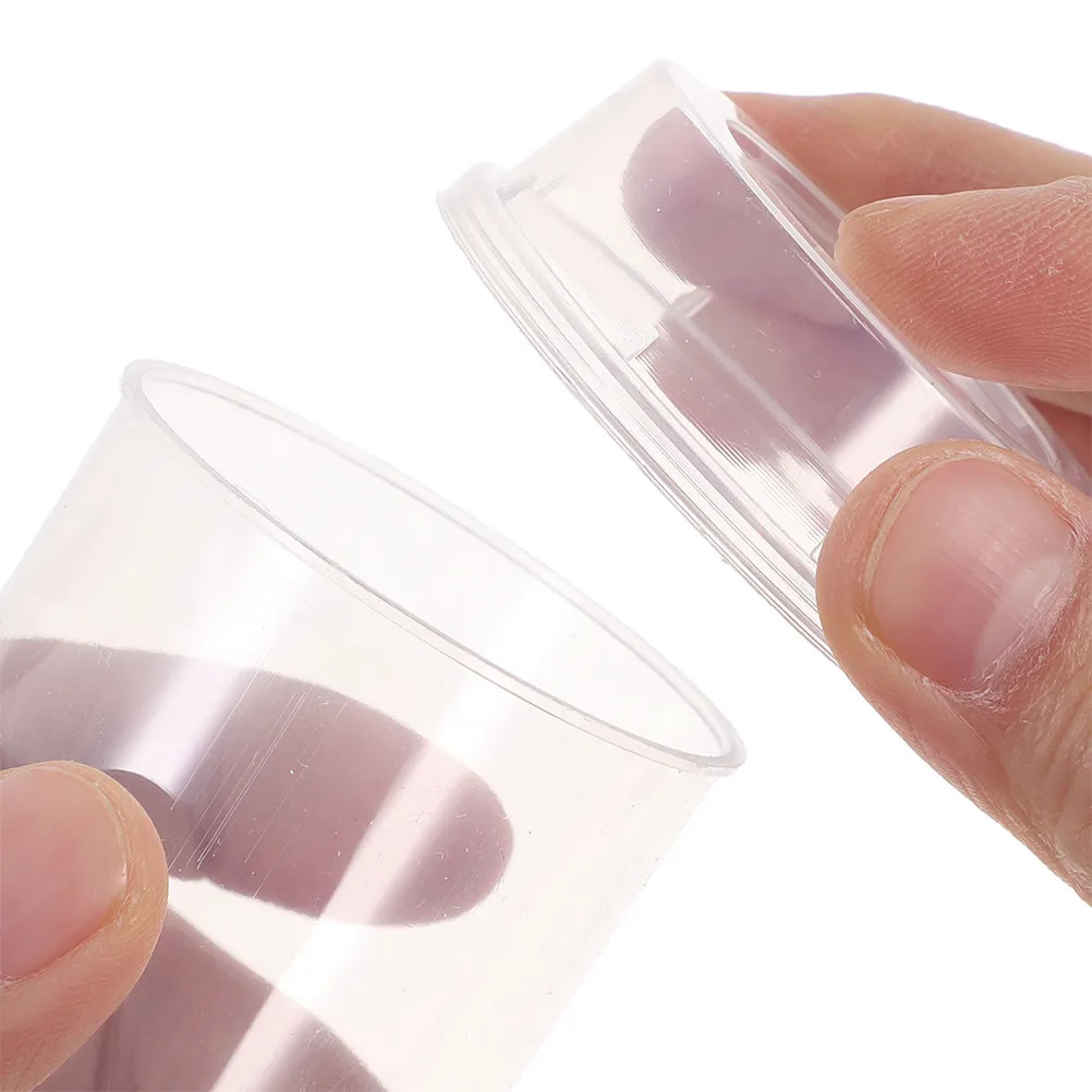 60Pcs Push Up Pop Containers Cake Pushers Reusable Transparent Dessert Holders No Baking Needed Push Pop Containers