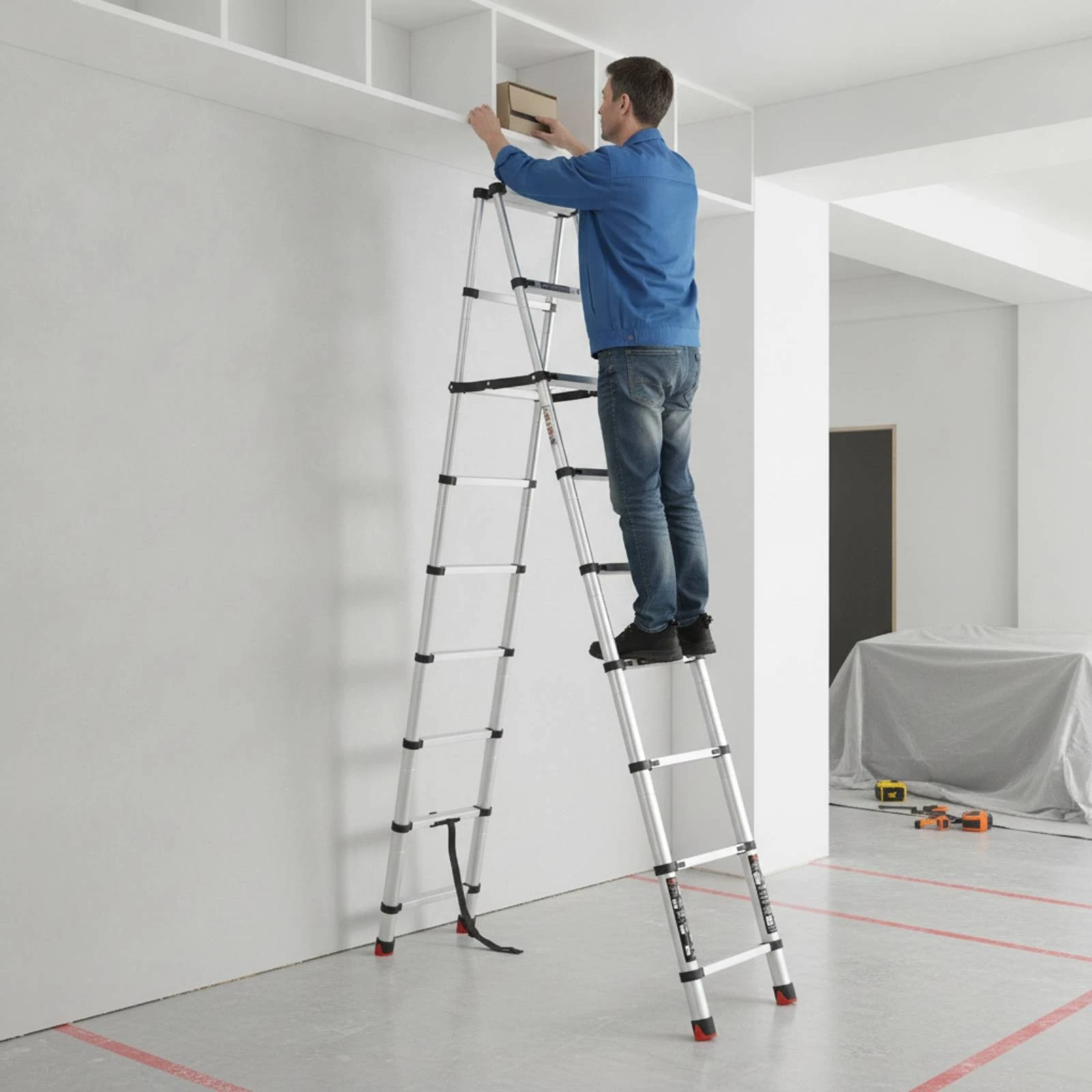 escalera-telescopica-compacta-plegable-escalera-de-mano-portatil-antideslizante-para-propietarios-mantenimiento-del-hogar-acceso-al-Atico