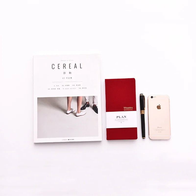 دفتر مخطط أسبوعي جديد ذاتي التعبئة، خطة يومية أسبوعية بسيطة ومبتكرة، جدول زمني من القماش، دفتر ملاحظات محمول