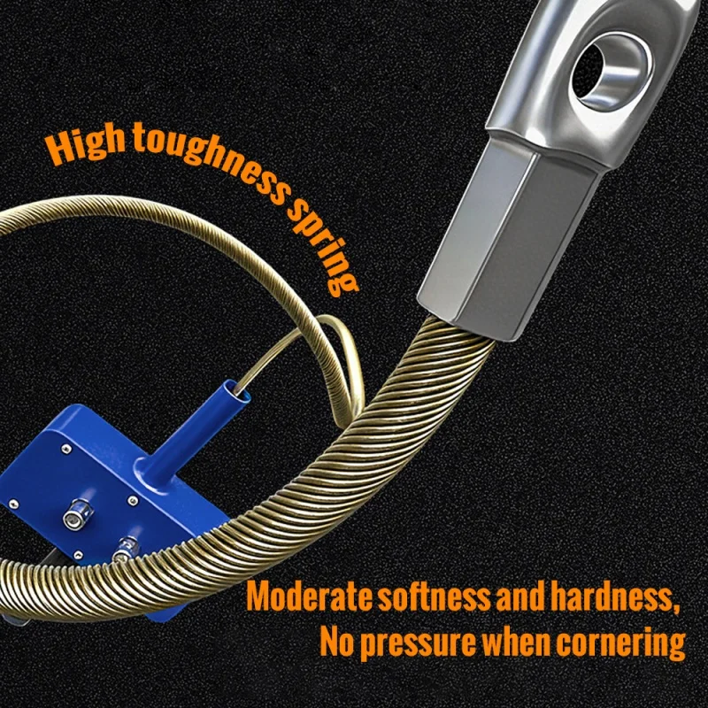 Small Portable Multifunctional Spring Threading Tool, Labor-saving Universal Wire Threader Without Battery Required