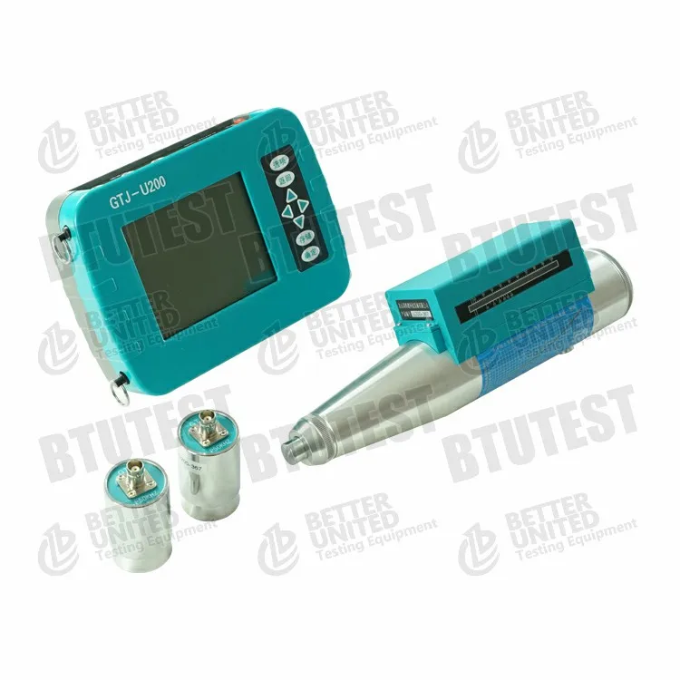 50KHz Accuracy 0.1 Ultrasonic Pulse Velocity Tester Non-Destructive Testing Equipment 5-inch Screen